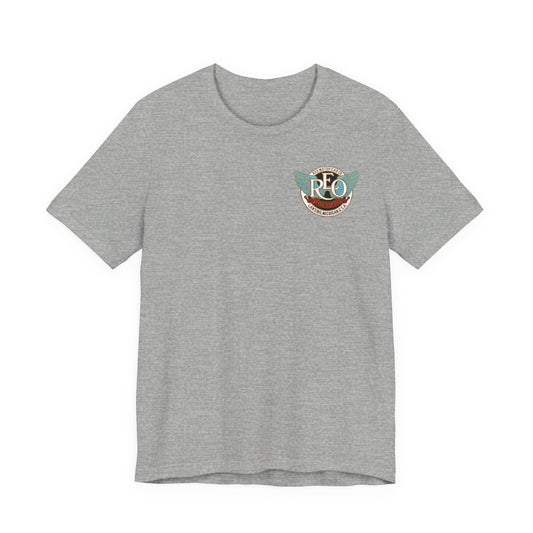 REO The Fifth 1912-1919 Logo T‑Shirt — Vintage REO Chest Emblem Tee