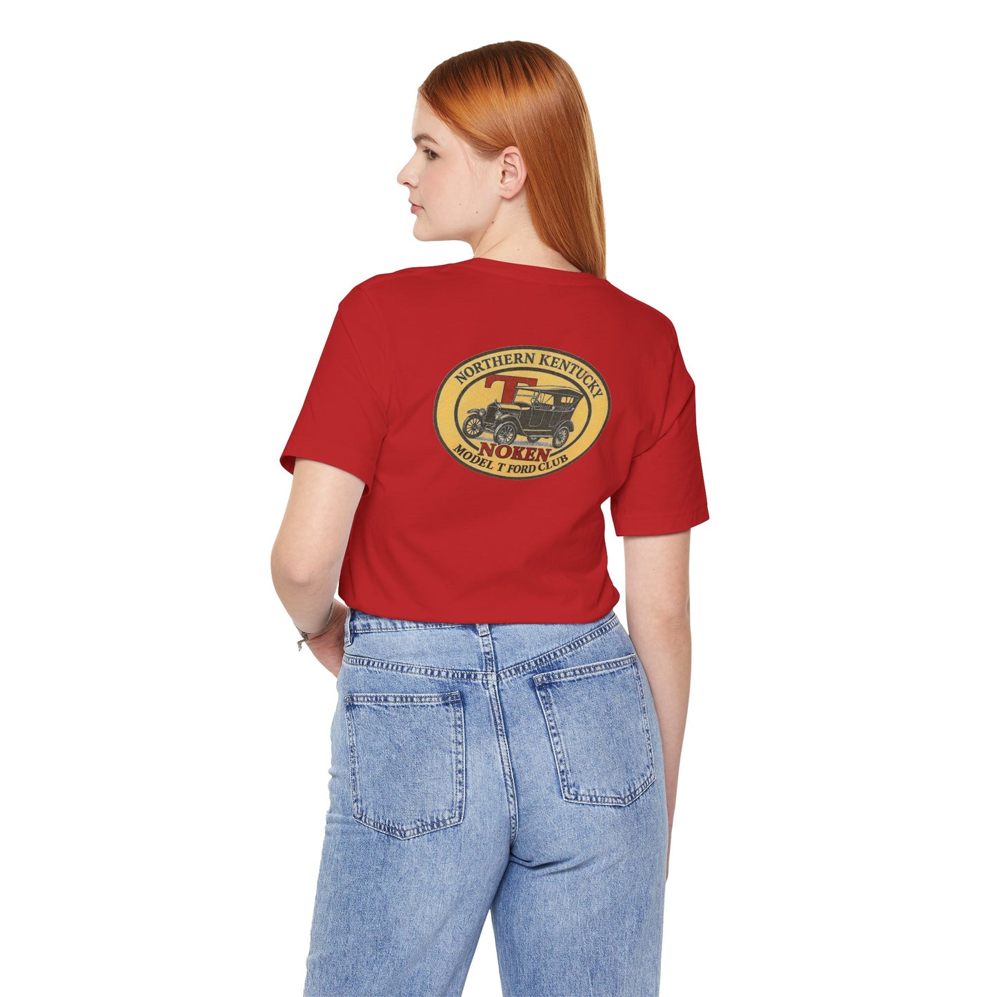Northern Kentucky NOKEN Vintage Car T-Shirt — Front and Back Logos