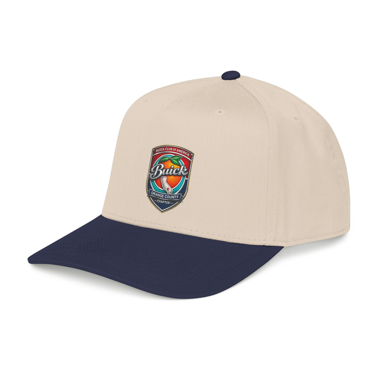 Buick Orange County Chapter Baseball Cap — Vintage Logo Mid-Profile Hat