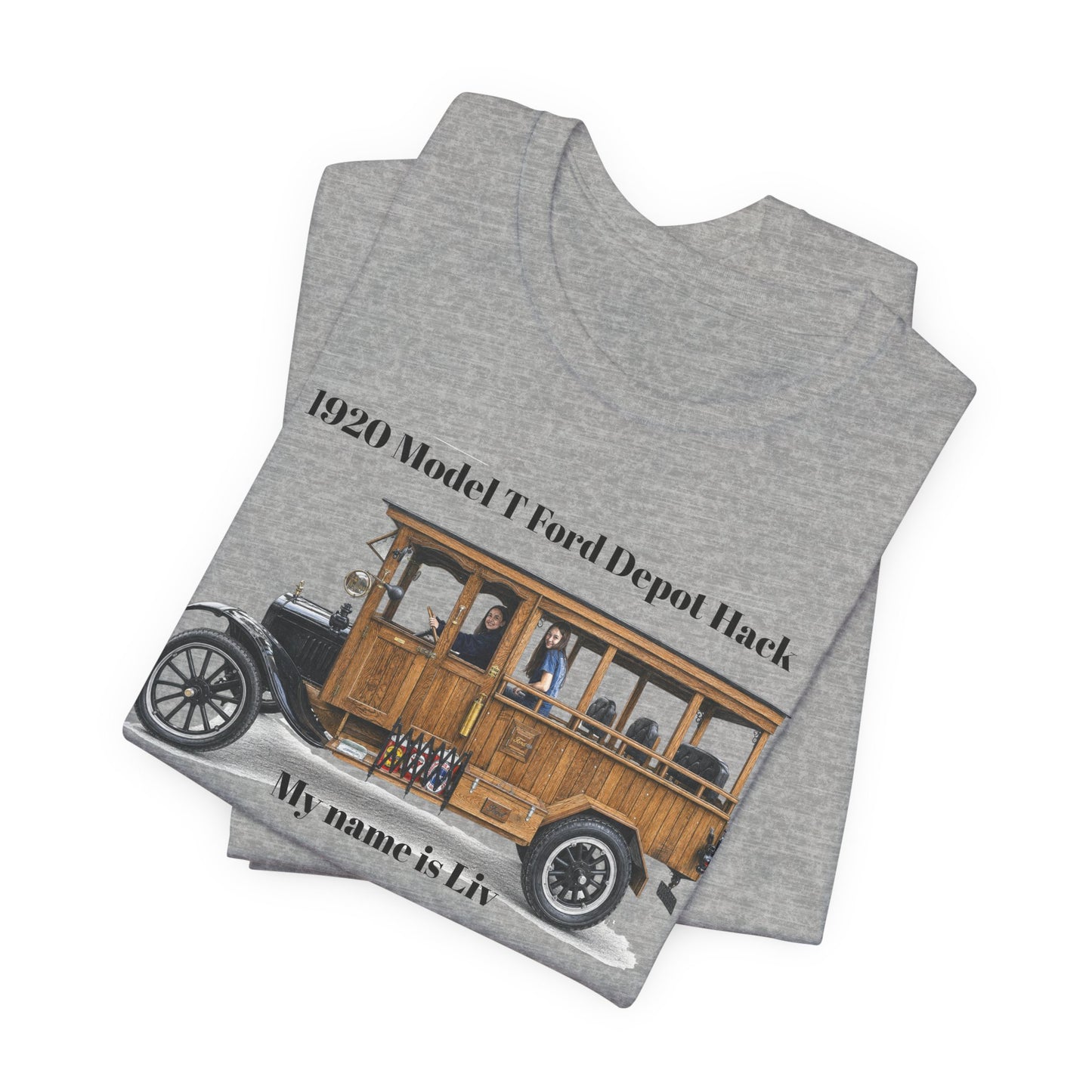 1920 Model T Ford Depot Hack T-Shirt — Unisex Jersey Short Sleeve Tee (DanS)