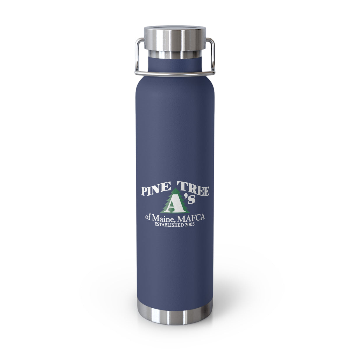 Pine Tree A's of Maine, MAFCA 22oz Copper Vacuum Insulated Water Bottle