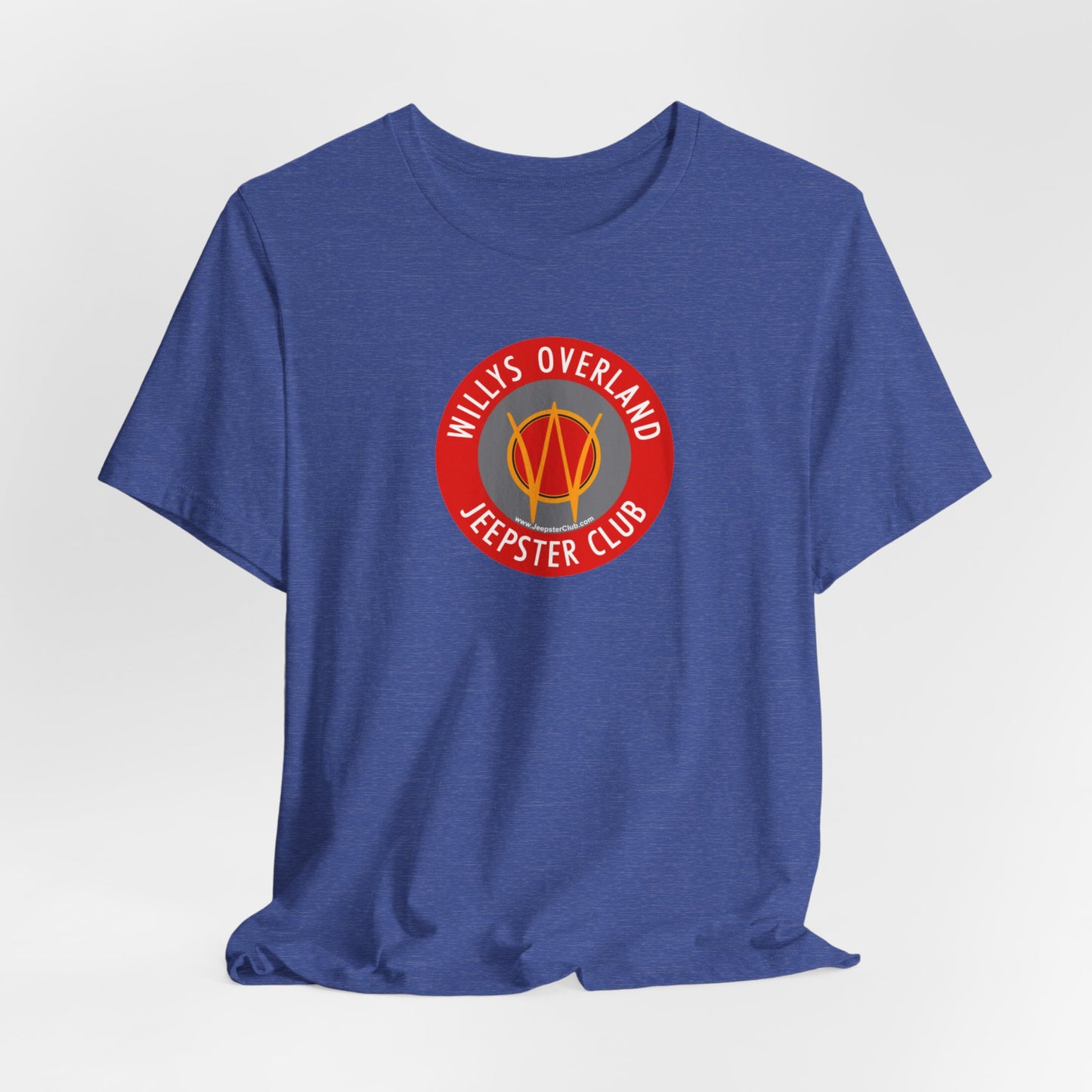Willys Overland Jeepster Club Graphic Tee - Unisex Jersey Short Sleeve Tee