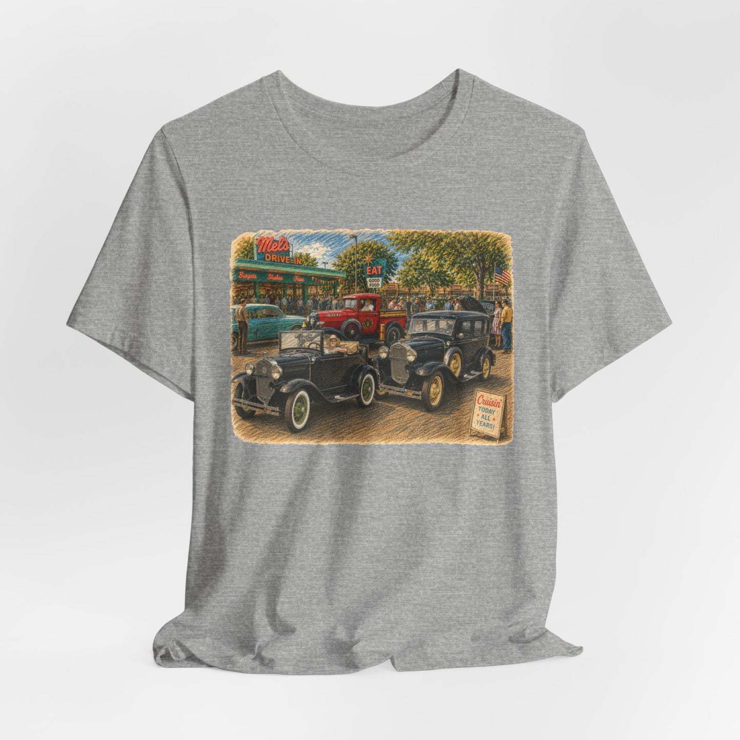 Mel's Drive-In (LTG) - Unisex Jersey Short Sleeve Tee