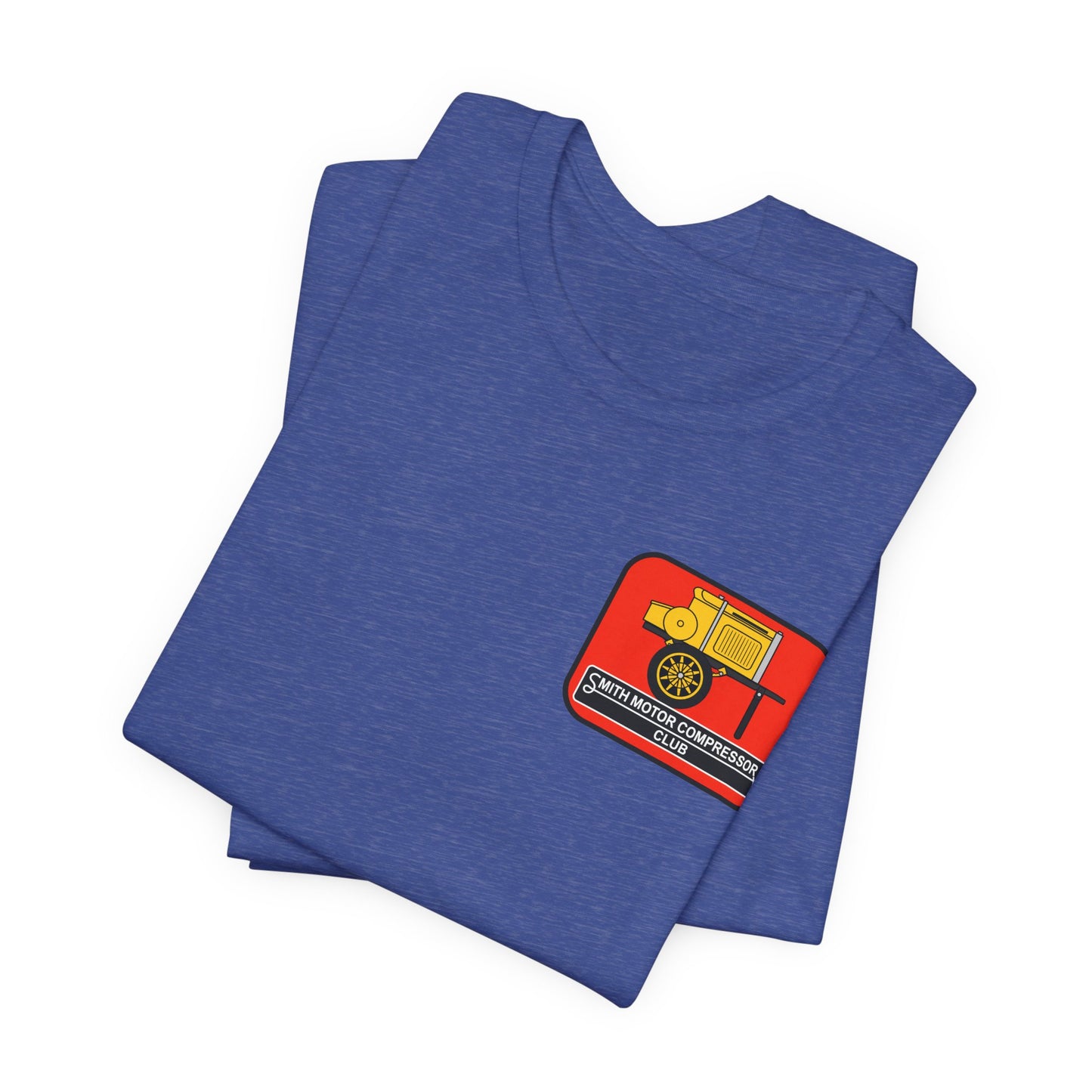 Smith Motor Compressor Club T‑Shirt — Logo on Front and Back