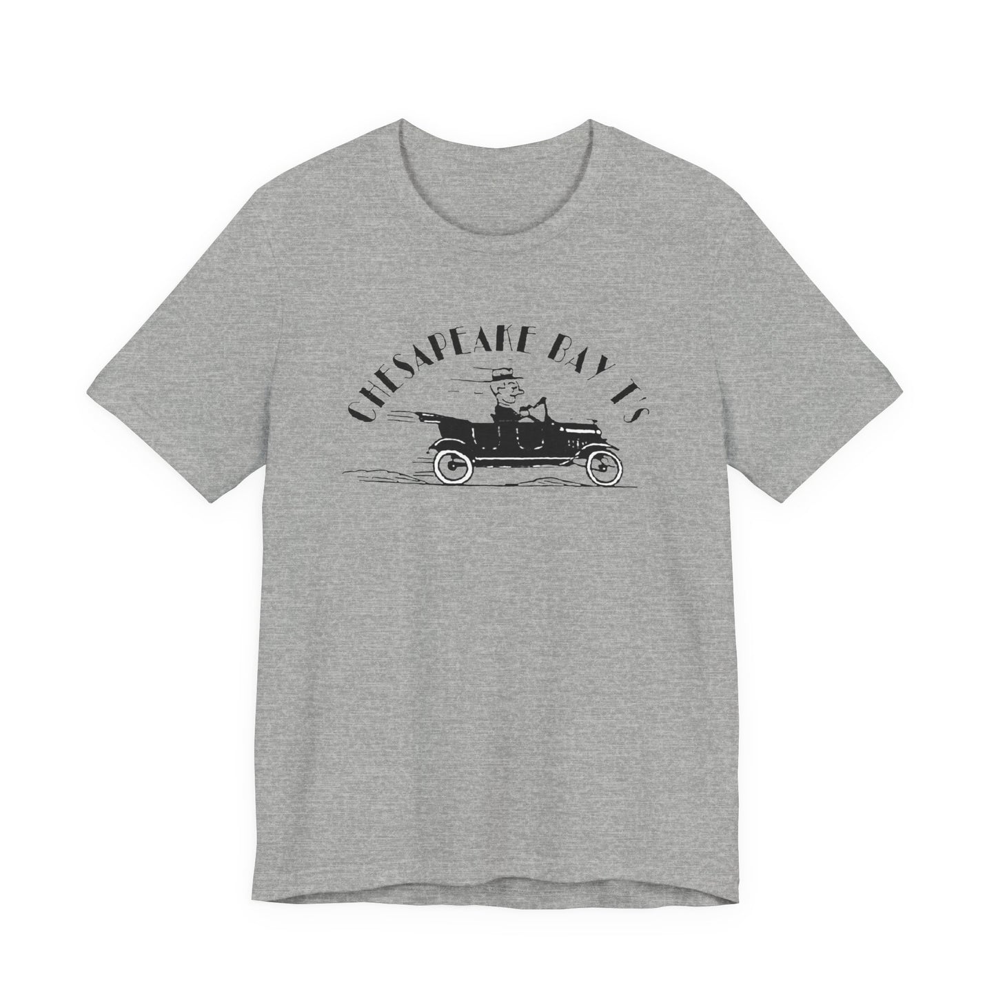 Chesapeake Bay T's Vintage Car Tee — Classic Nautical Coastal Shirt