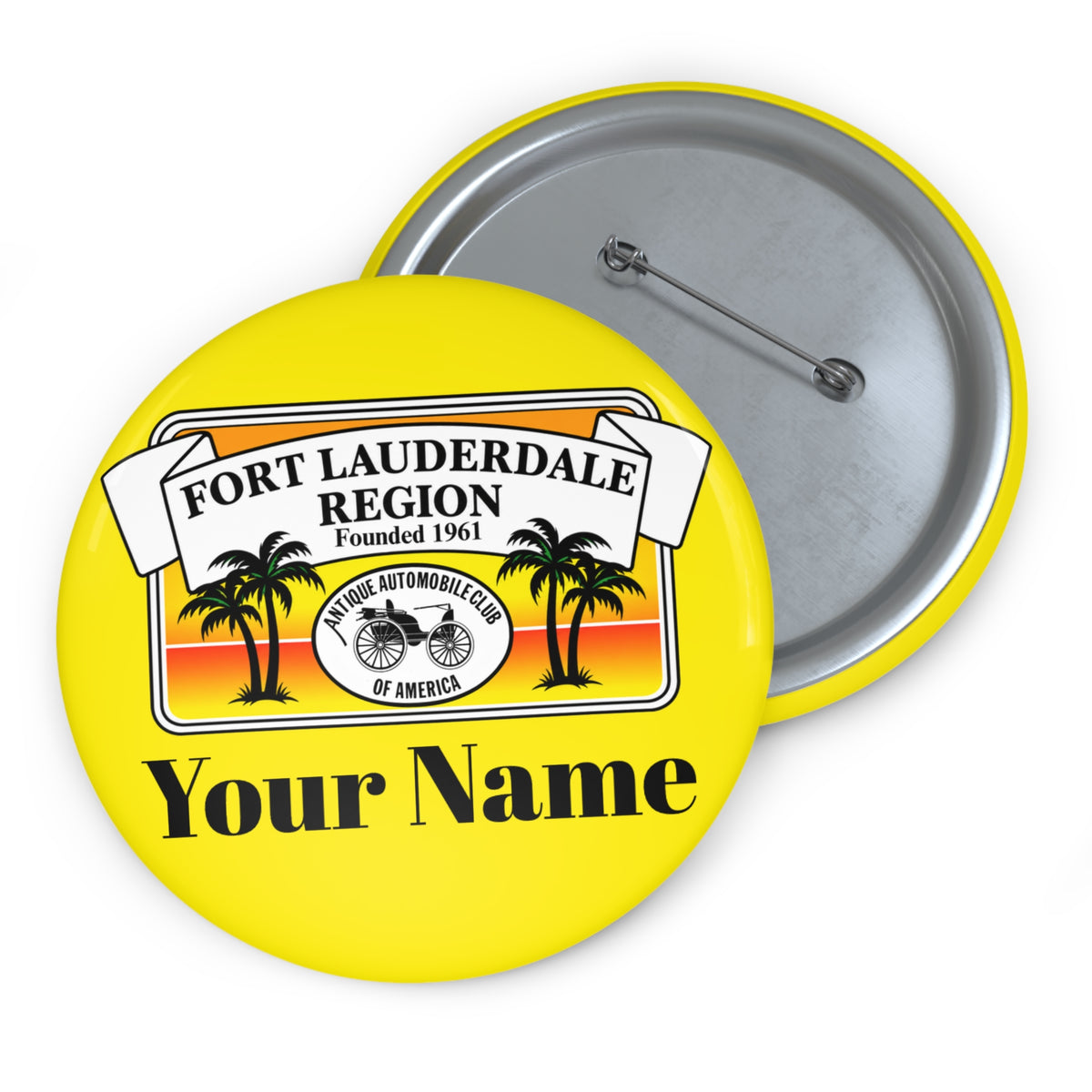 Fort Lauderdale Region AACA Name Button