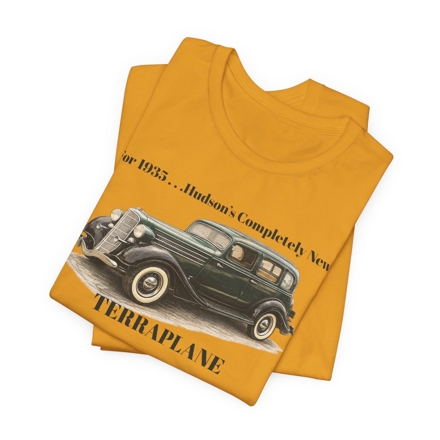 1935 Hudson Terraplane Classic Auto T‑Shirt Tee – Unisex Jersey Short Sleeve Tee (BJ)