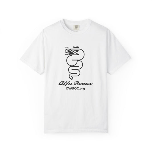 DVAROC.org Alfa Romeo Script Logo T-Shirt — Classic Car Club Tee