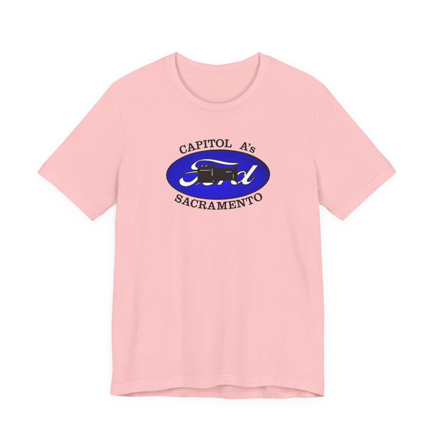 Capitol A's (large front only logo) Unisex Jersey Short Sleeve Tee