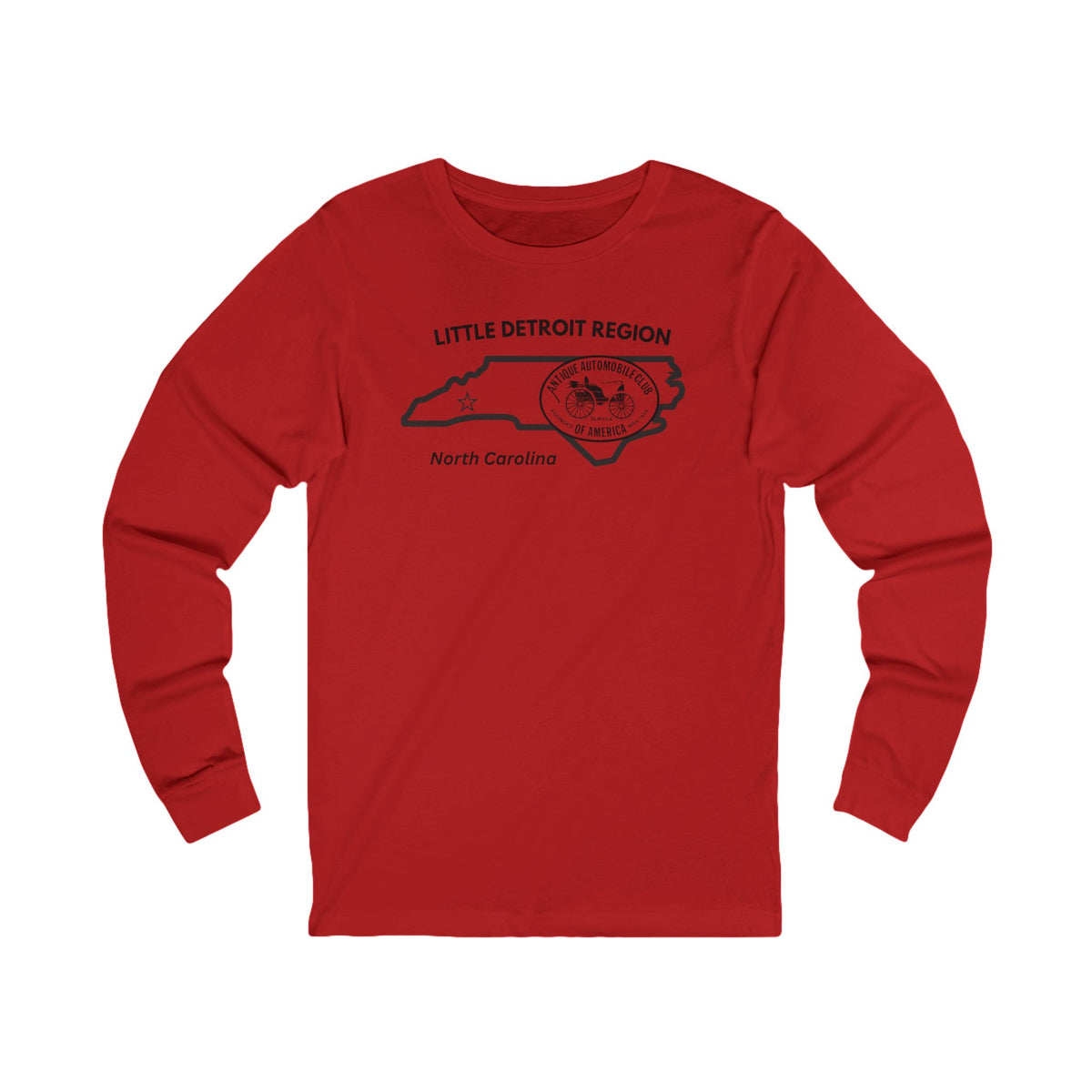 Little Detroit Region North Carolina Long Sleeve Tee