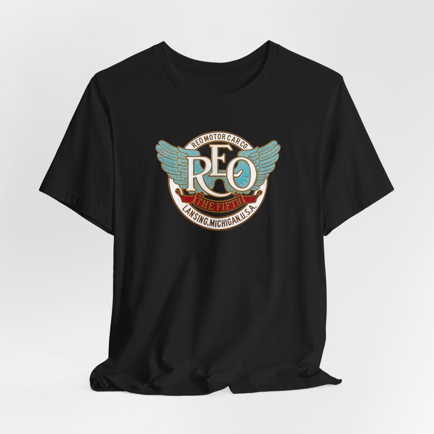 REO The Fifth 1912-1919 T‑Shirt — Retro Motor Club Graphic Tee