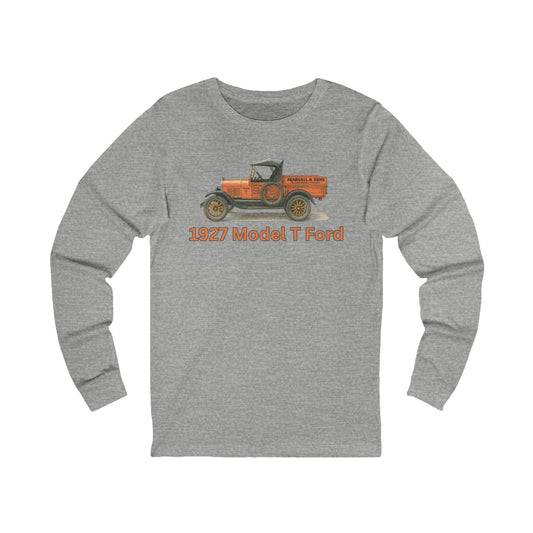 1927 Model T Ford Pickup Long Sleeve Tee - Pearsall