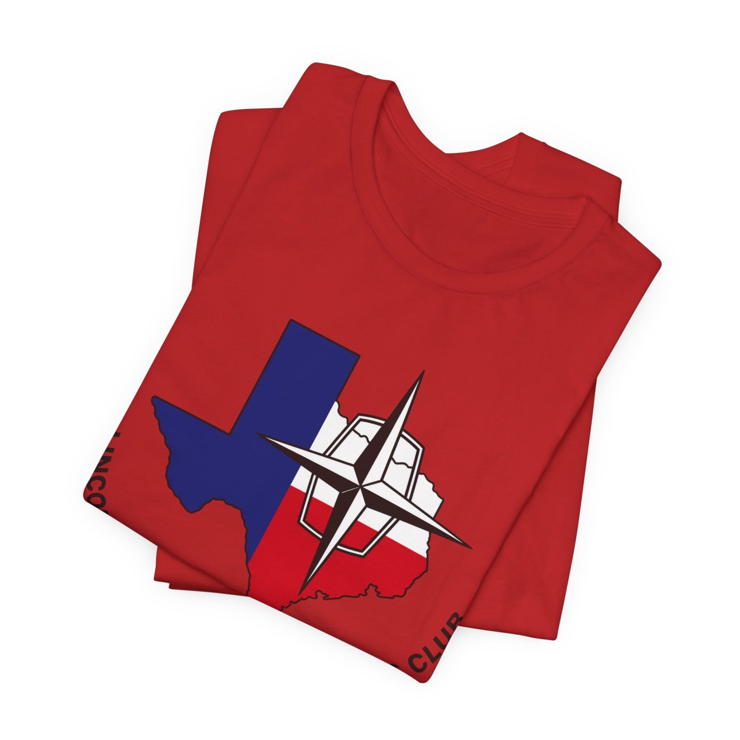 Lincoln & Continental Owners Club - Texas Gulf Coast Region T‑Shirt — Unisex Jersey Short Sleeve Tee