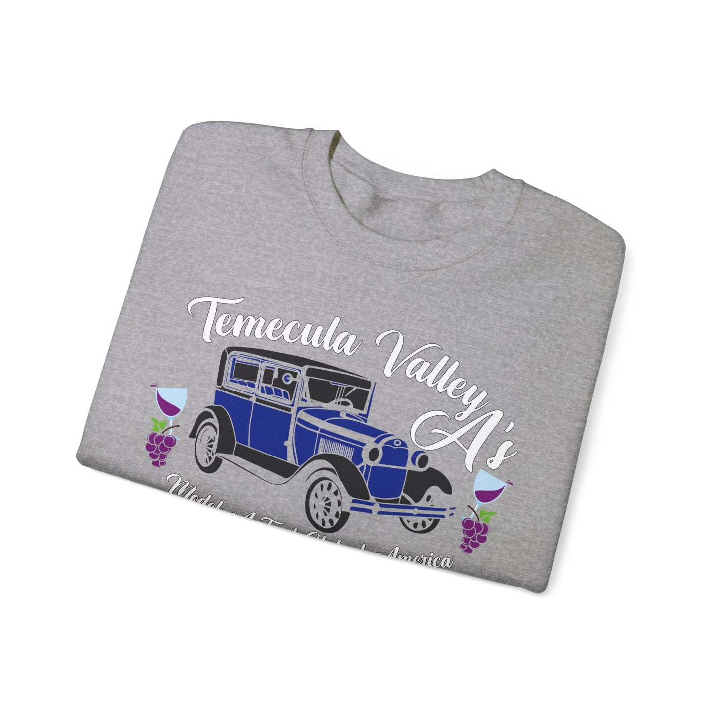 Temecula Valley A's (front and back print) Unisex Heavy Blend™ Crewneck Sweatshirt