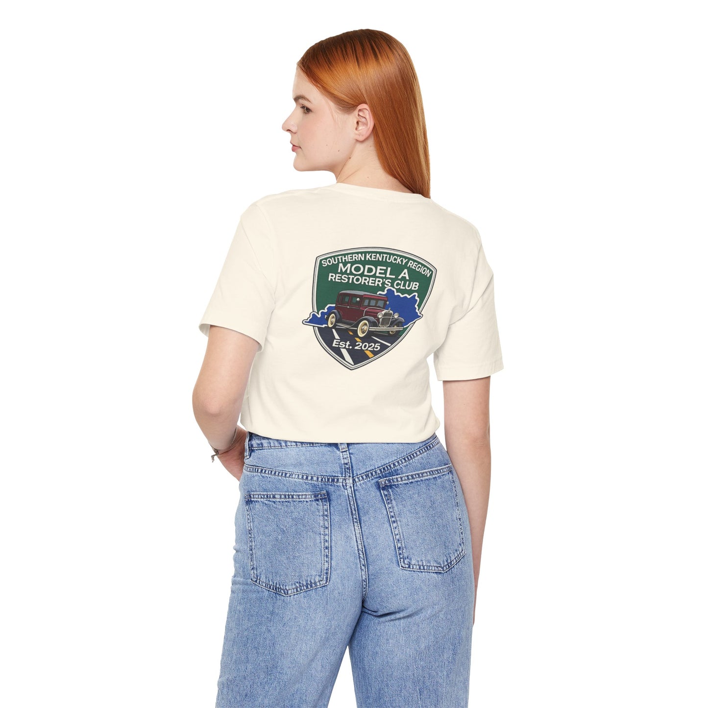 Southern Kentucky Region Model A Restorer's Club T‑Shirt — Front and Back Logos Unisex Jersey Short Sleeve Tee