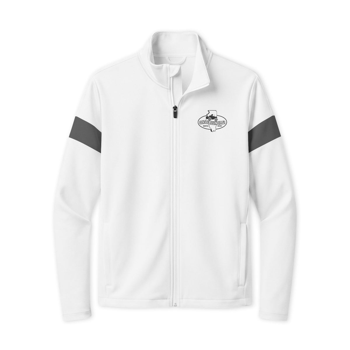 Central Illinois A's Travel Full-Zip Jacket - Front and Back Logos