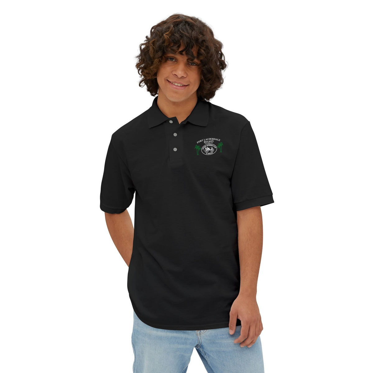 Fort Lauderdale Region AACA Men's Cotton Polo Shirt