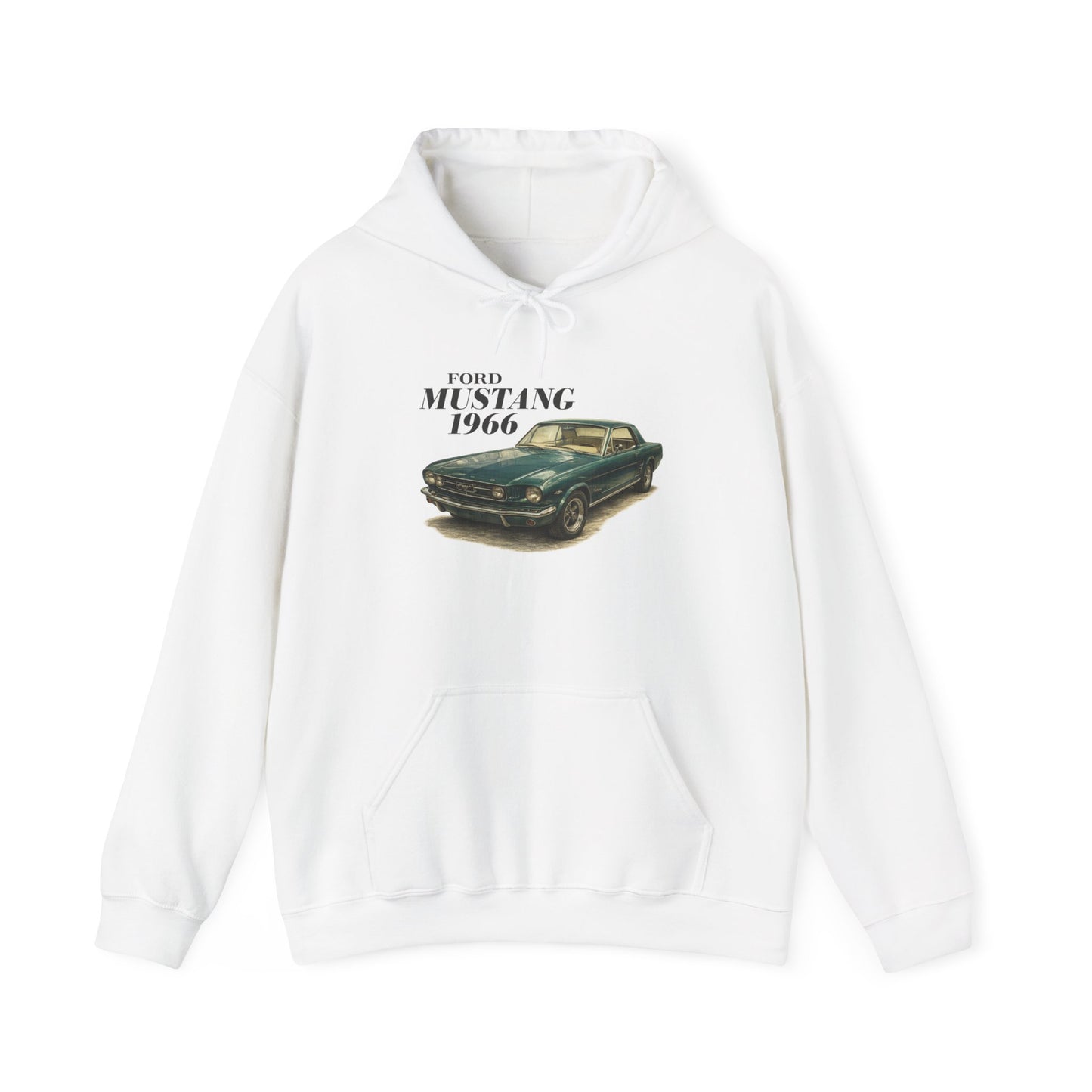 1966 Ford Mustang Vintage Car Hoodie — (Rick C)