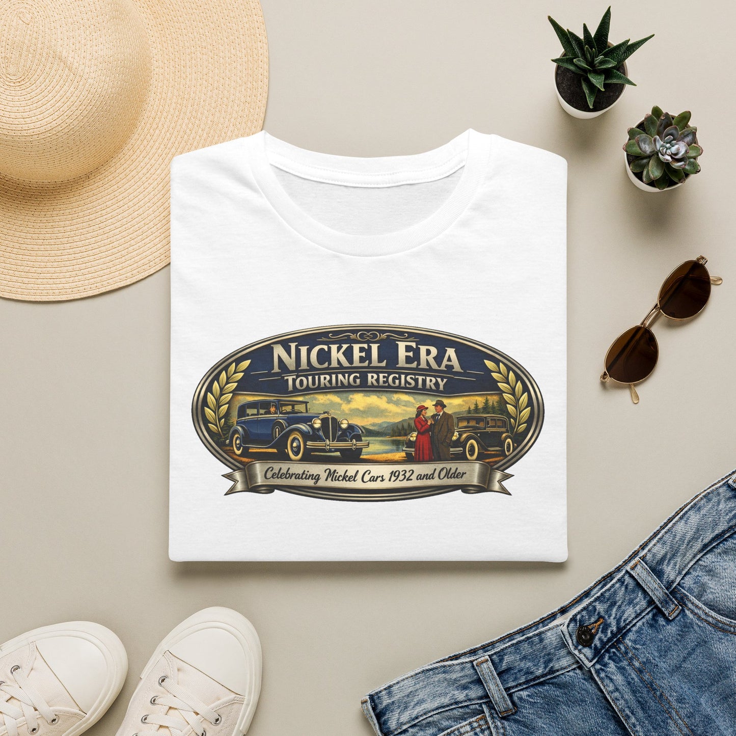 Nickel Era Touring Registry Tee — Celebrating Model Cars 1932 and Older