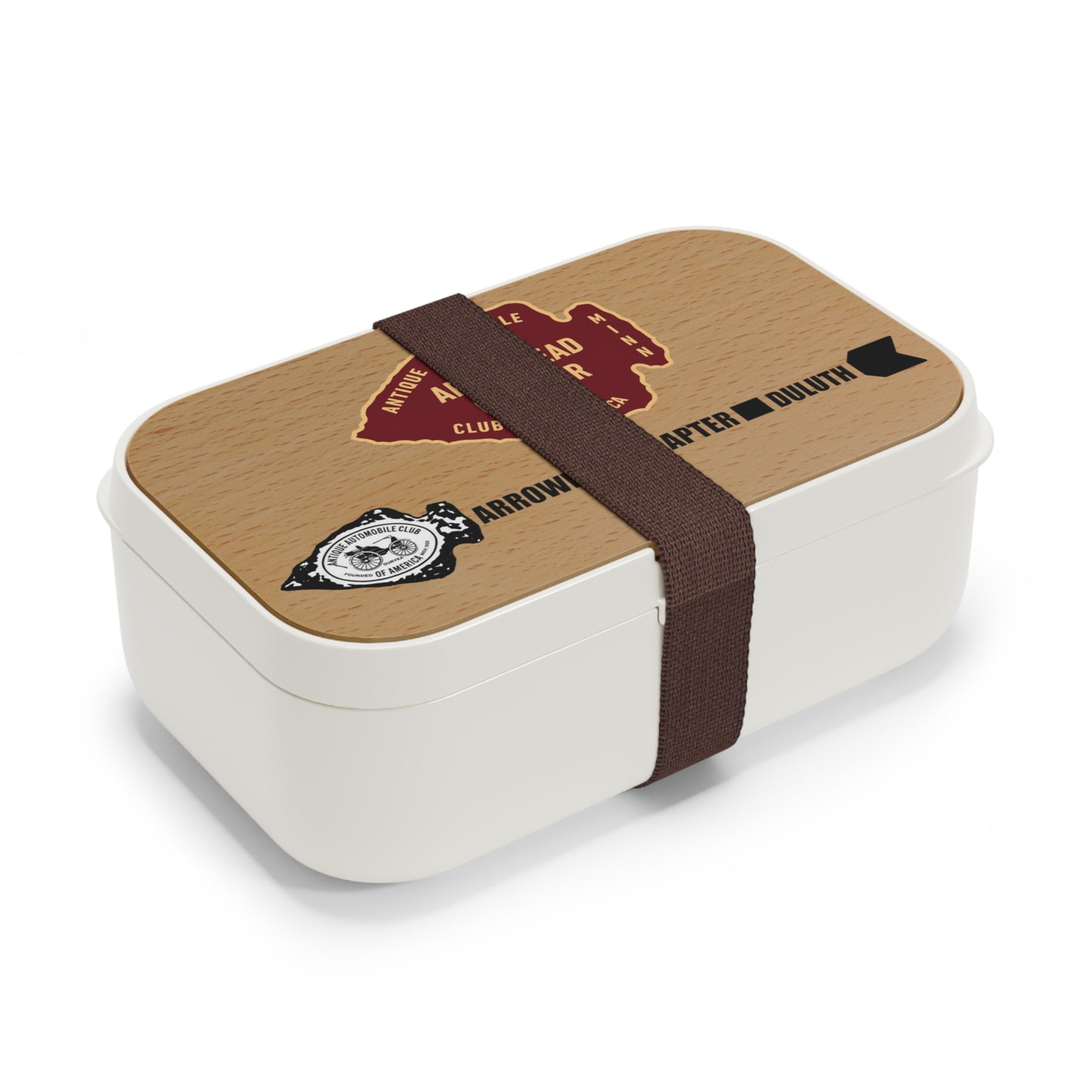 Arrowhead Chapter AACA Bento Lunch Box — Arrowhead Chapter Antique Automobile Club Design