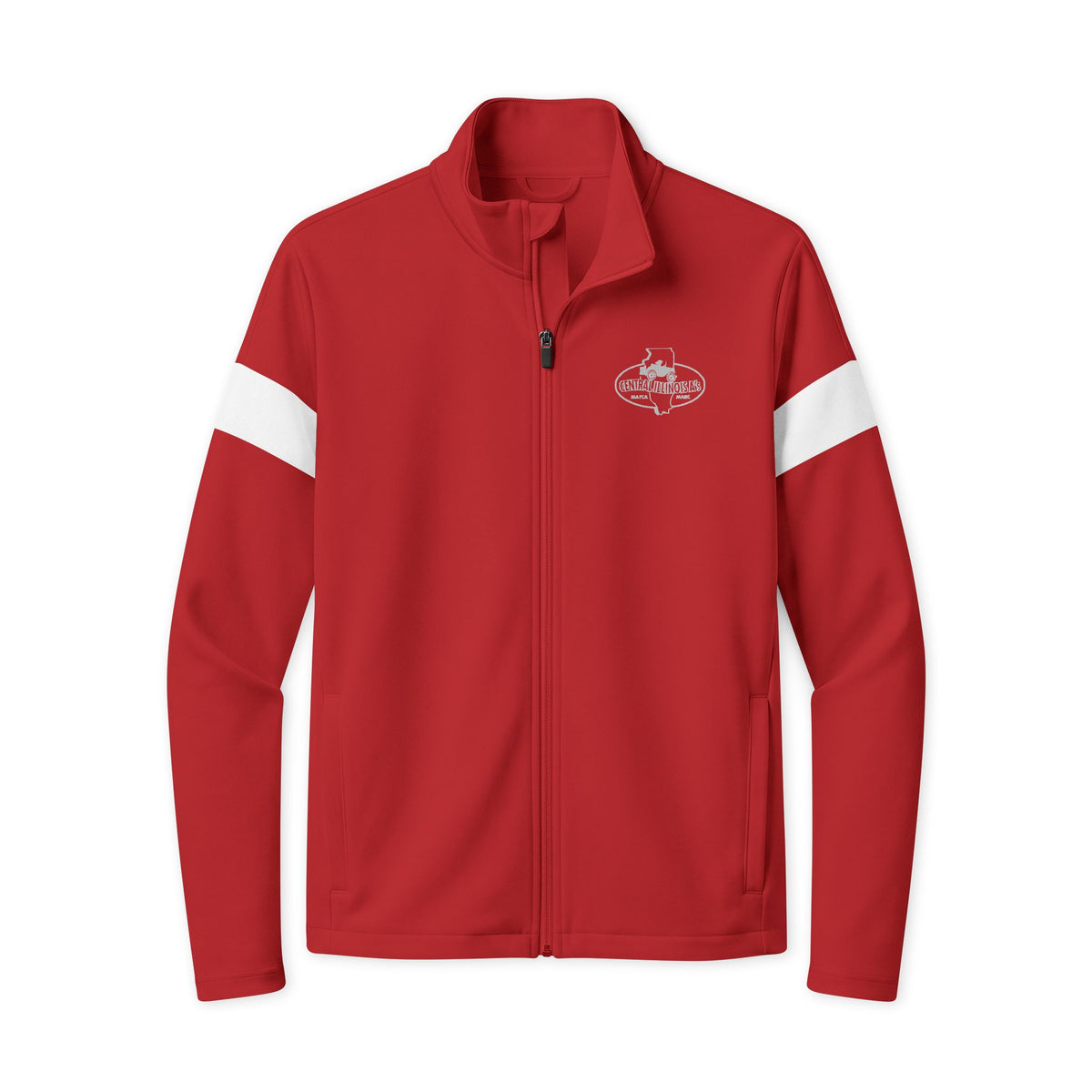 Central Illinois A's Travel Full-Zip Jacket - Front and Back Logos