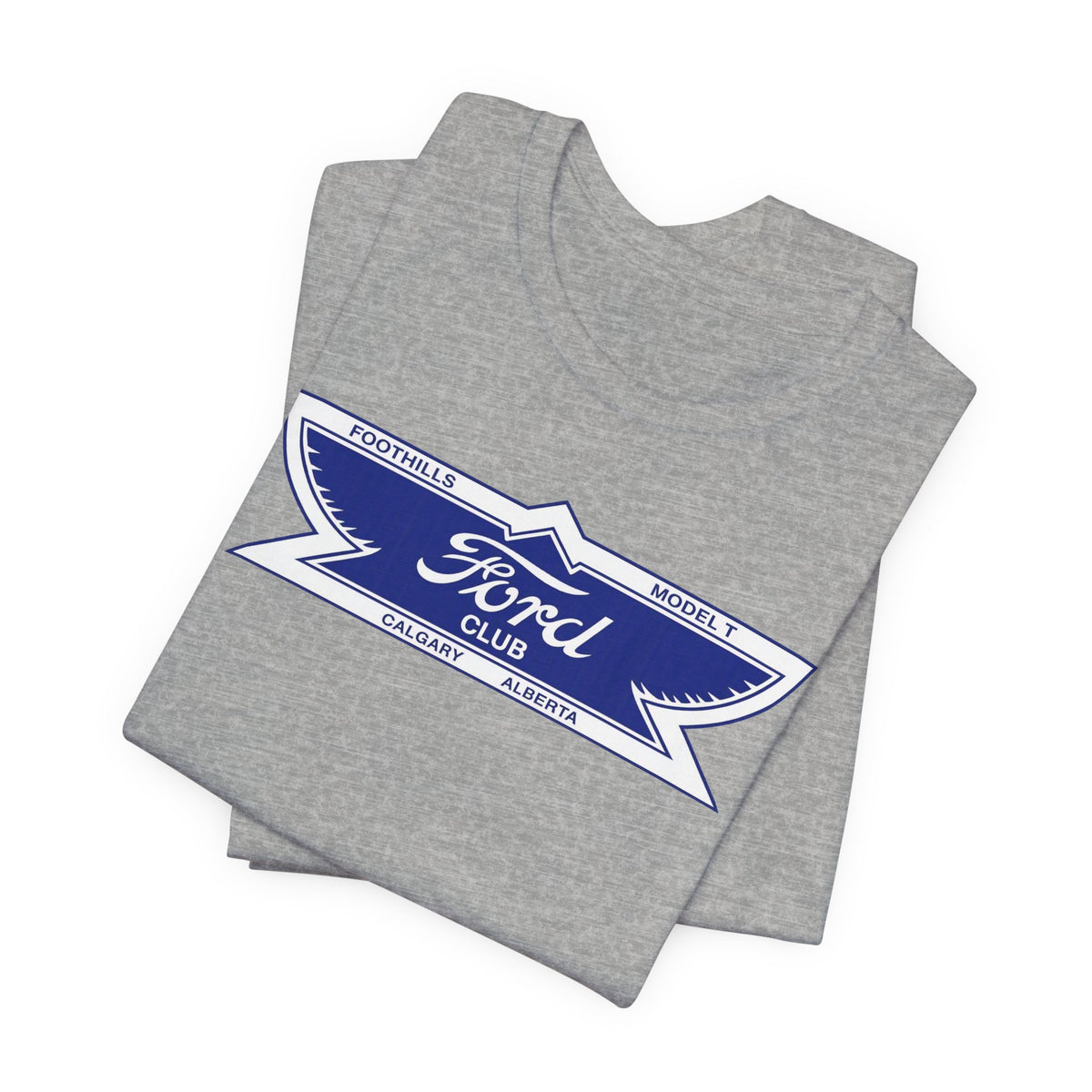Foothills Model T Club Unisex Soft Tee -  Large Chest Logo