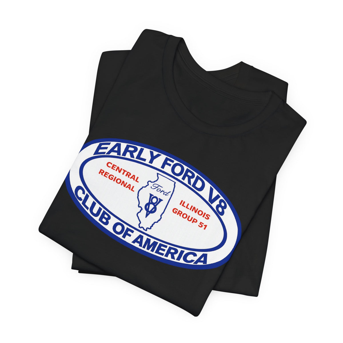 Central Illinois Early Ford V8 T‑Shirt — Unisex Soft Short Sleeve Tee