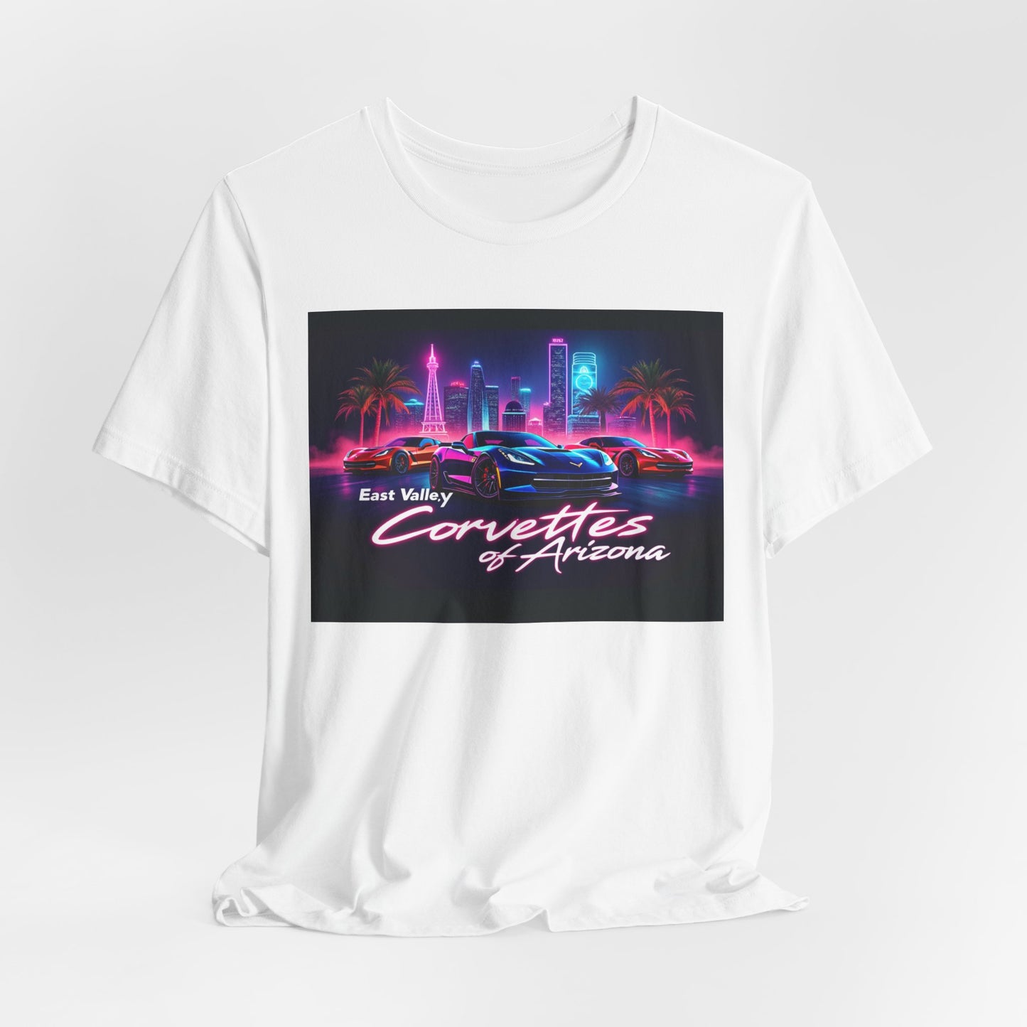 East Valley Corvettes of Arizona Retro Neon Tee