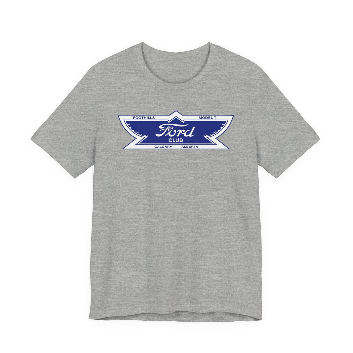 Foothills Model T Club Unisex Soft Tee -  Large Chest Logo