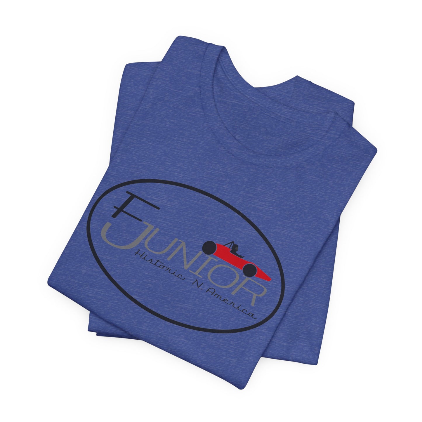 F Junior Historic N. America Racing Logo T-Shirt — Vintage Race Car Graphic Tee