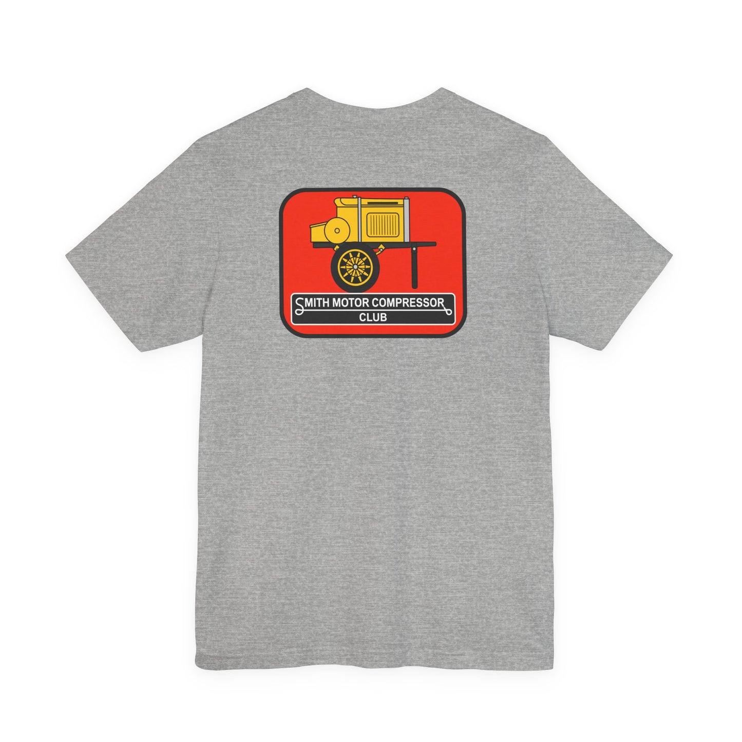 Smith Motor Compressor Club T‑Shirt — Logo on Front and Back
