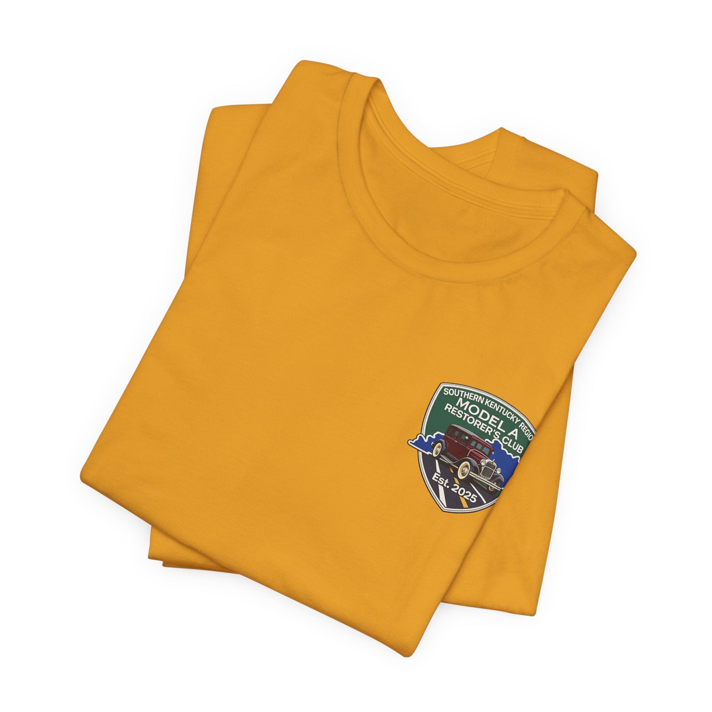 Southern Kentucky Region Model A Restorer's Club T‑Shirt — Front and Back Logos Unisex Jersey Short Sleeve Tee