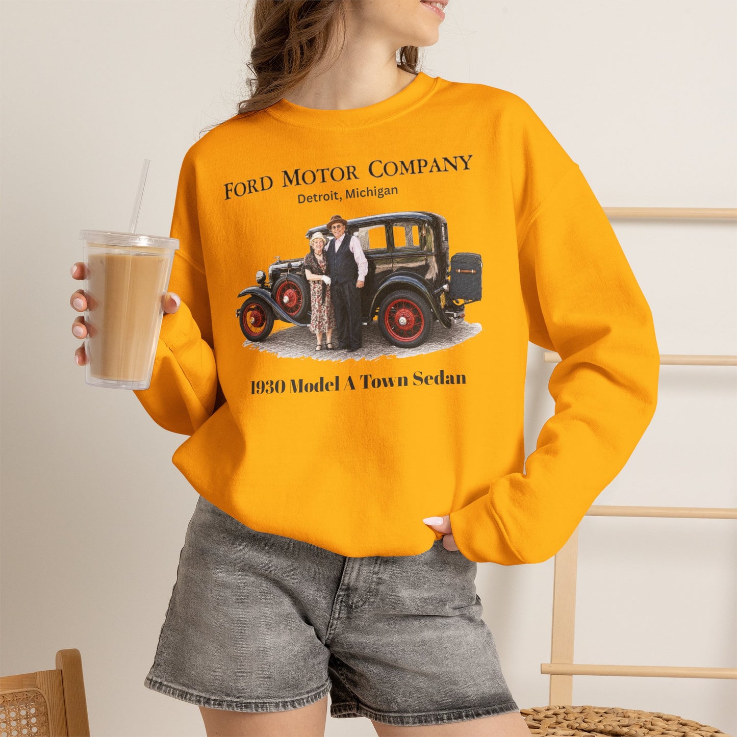 1930 Ford Model A Town Sedan Sweatshirt