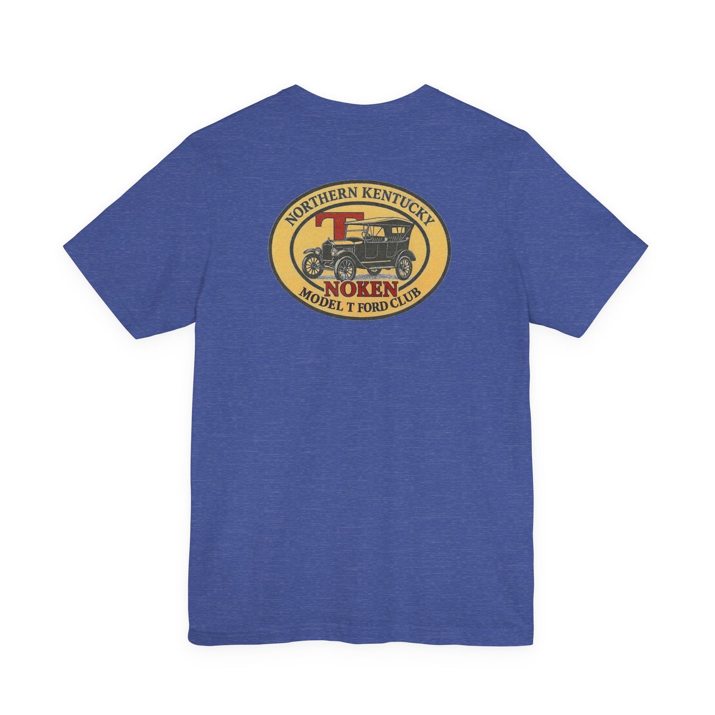 Northern Kentucky NOKEN Vintage Car T-Shirt — Front and Back Logos