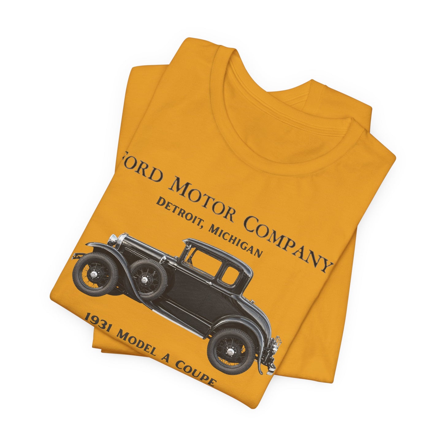1931 Ford Model A Coupe (RBS) - Unisex Jersey Short Sleeve Tee (RBS)