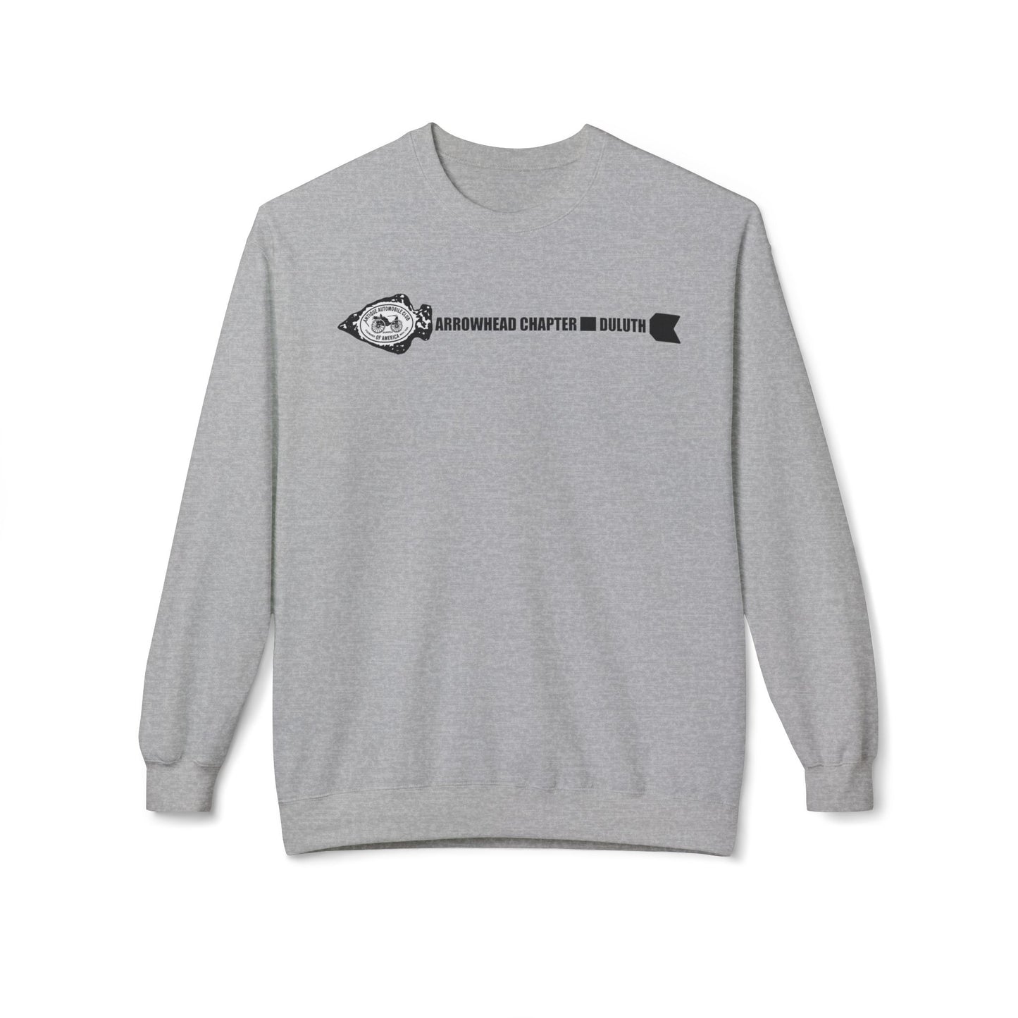 Arrowhead Chapter Club Crewneck Sweatshirt — Vintage Automobile Motor Club Design