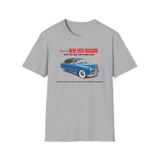 1950 Hudson Commodore Six Convertible Brougham Tee – Unisex Softstyle T-Shirt