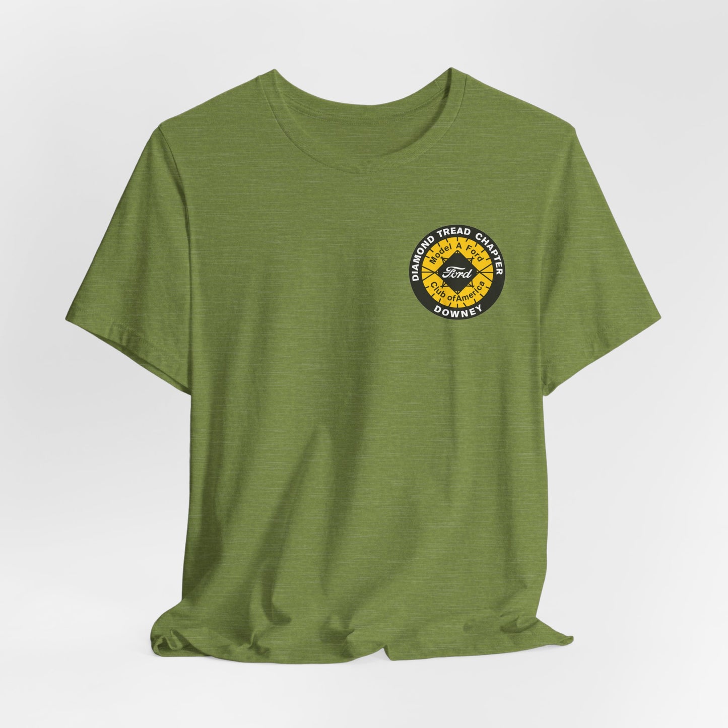 Diamond Tread Chapter Downey T‑Shirt - Small Front Logo Only