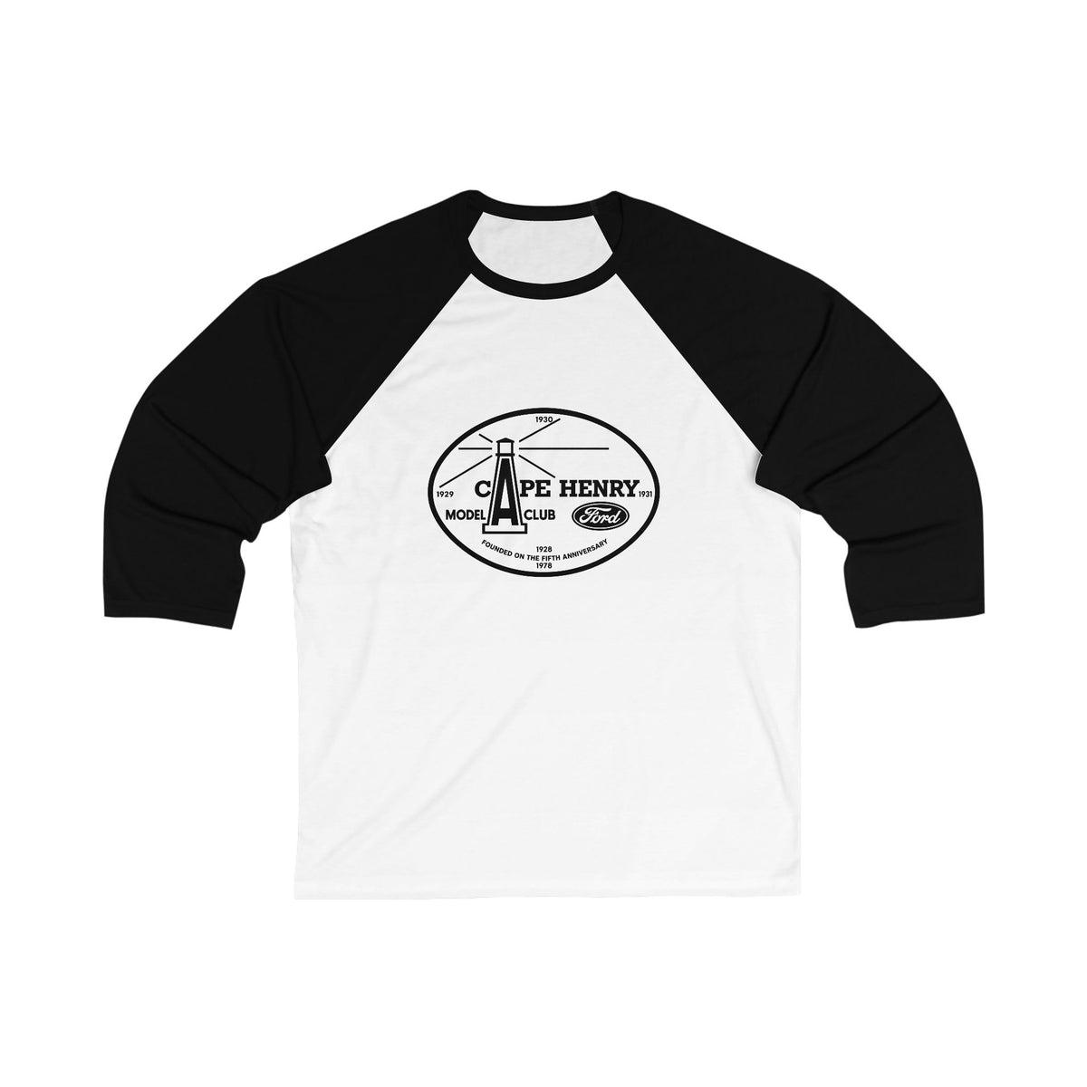 Cape Henry Model A Club Baseball Tee