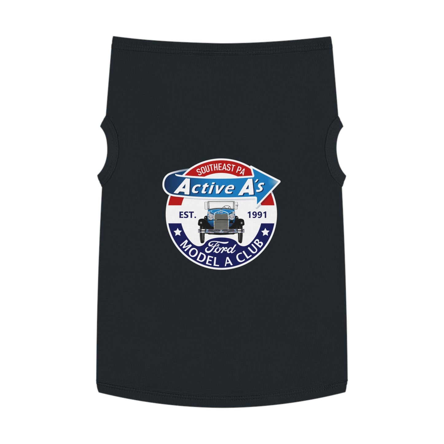 Active A's Ford Model A Club Logo Dog Shirt