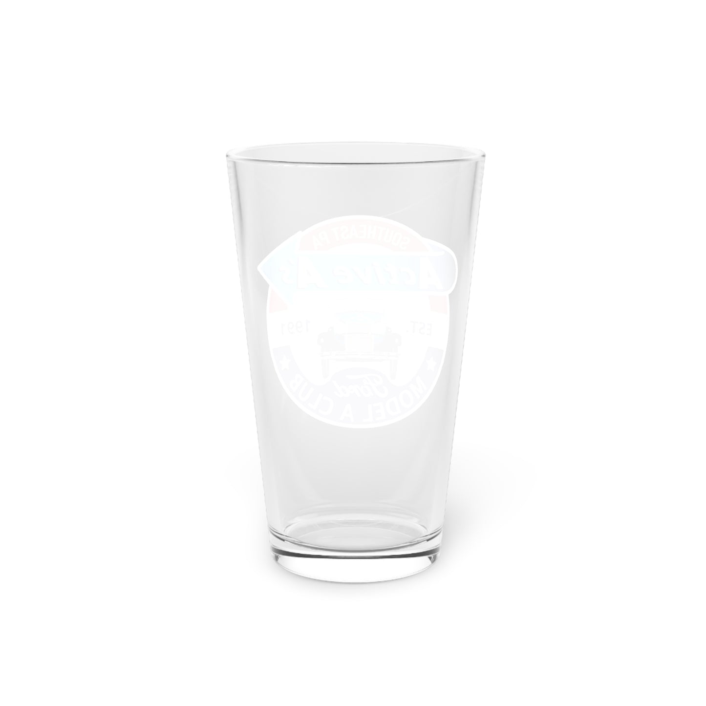 Active A's Ford Model A Club 16oz Pint Glass