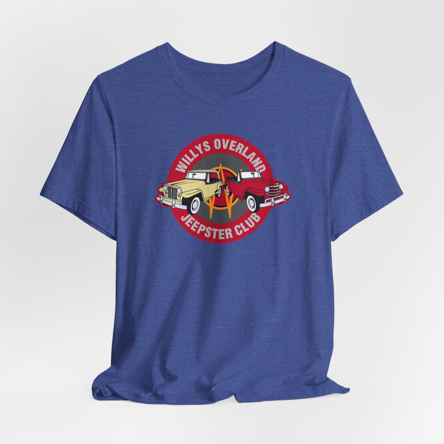 Willys Overland Jeepster Club T-Shirt - Unisex Jersey Short Sleeve Tee