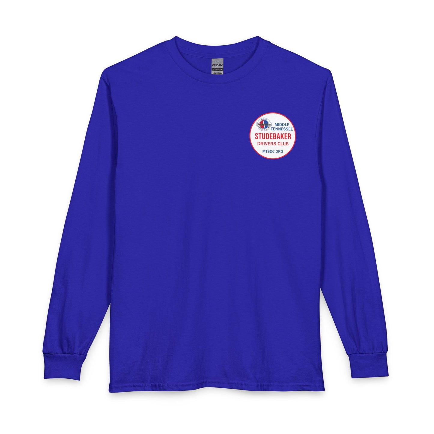Middle Tennessee Studebaker Drivers Club Chapter Soft Long Sleeve Tee - Front and Back Logos