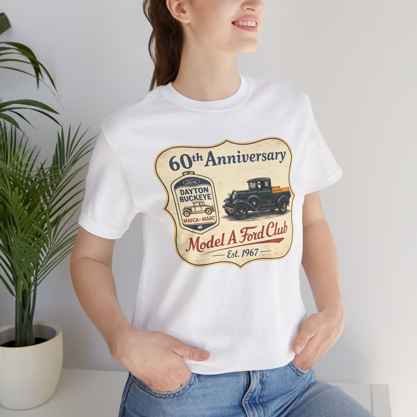 Dayton Buckeye Model A Ford Club 60th Anniversary Tee — Pickup (KS)