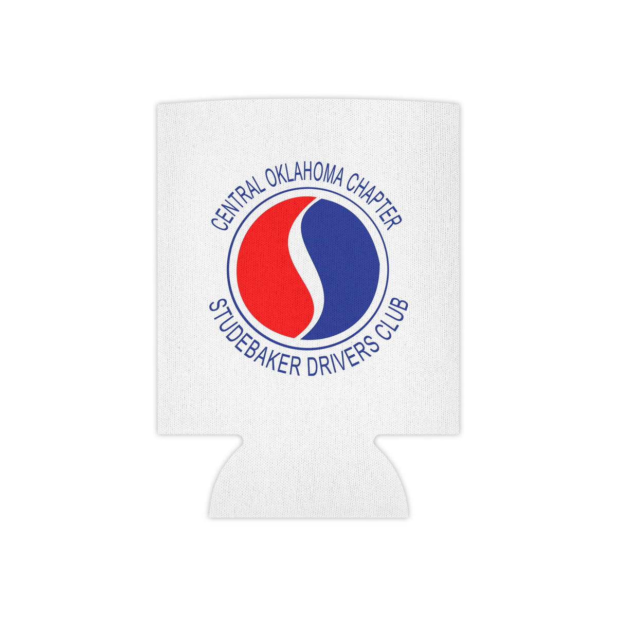 Central Oklahoma Chapter Studebaker Drivers Club Can Cooler - Central Oklahoma Chapter Logo Koozie