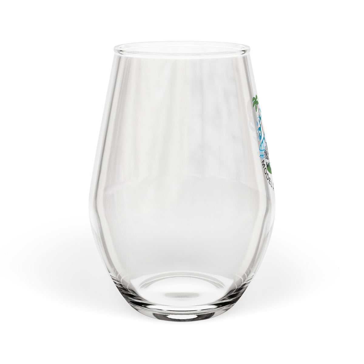 San Diego Model A Ford Club Stemless Wine Glass