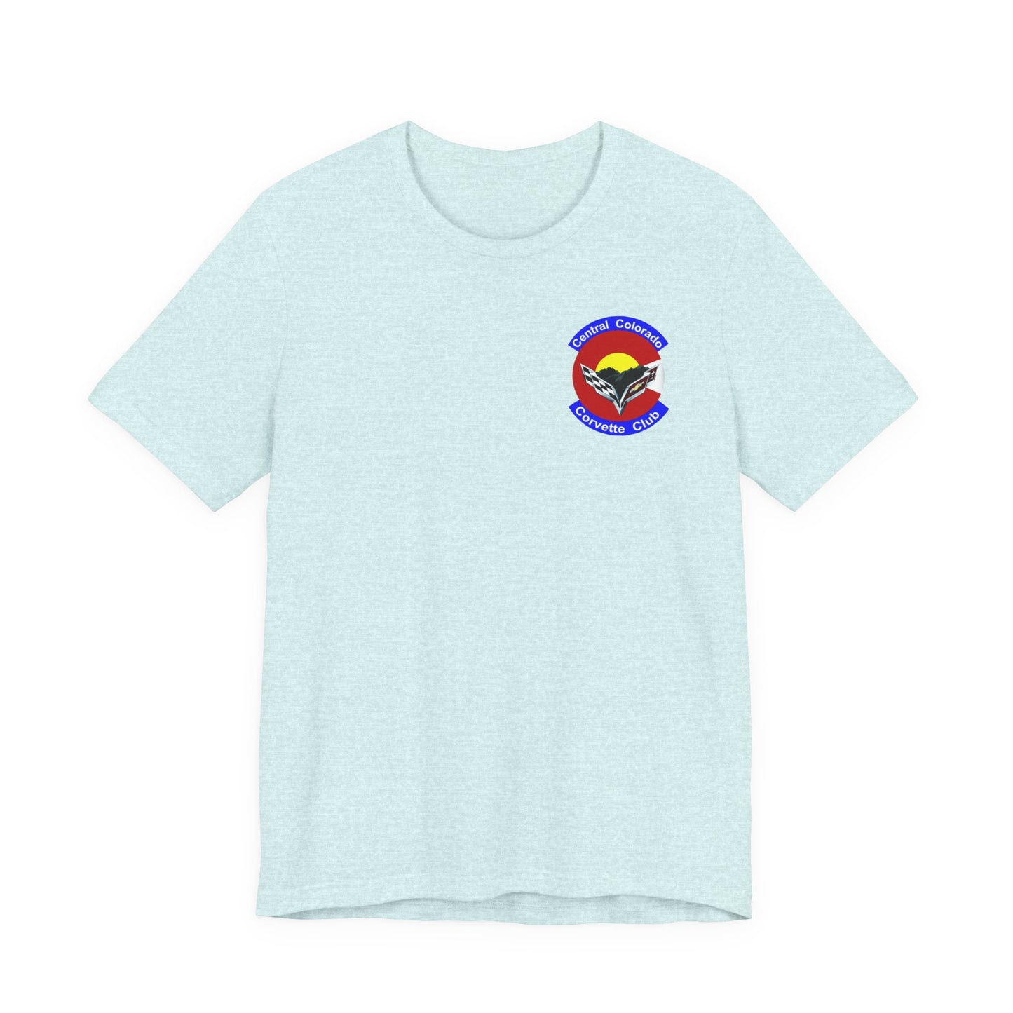 Central Colorado Corvette Club T‑Shirt — Front and Back Logos