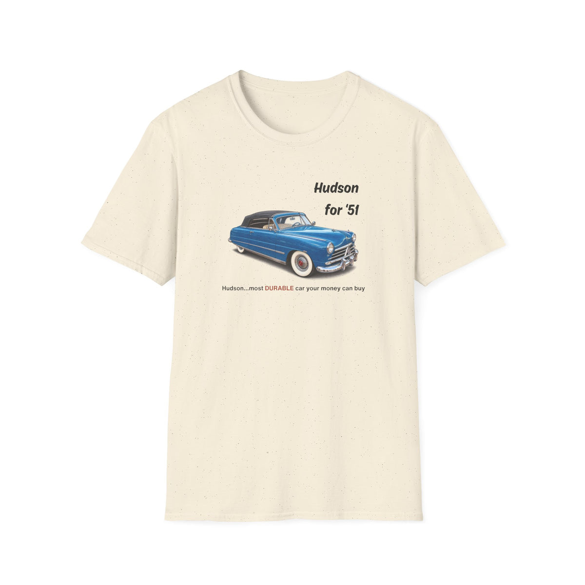 Hudson '51 Classic Car Tee – Unisex Softstyle T-Shirt