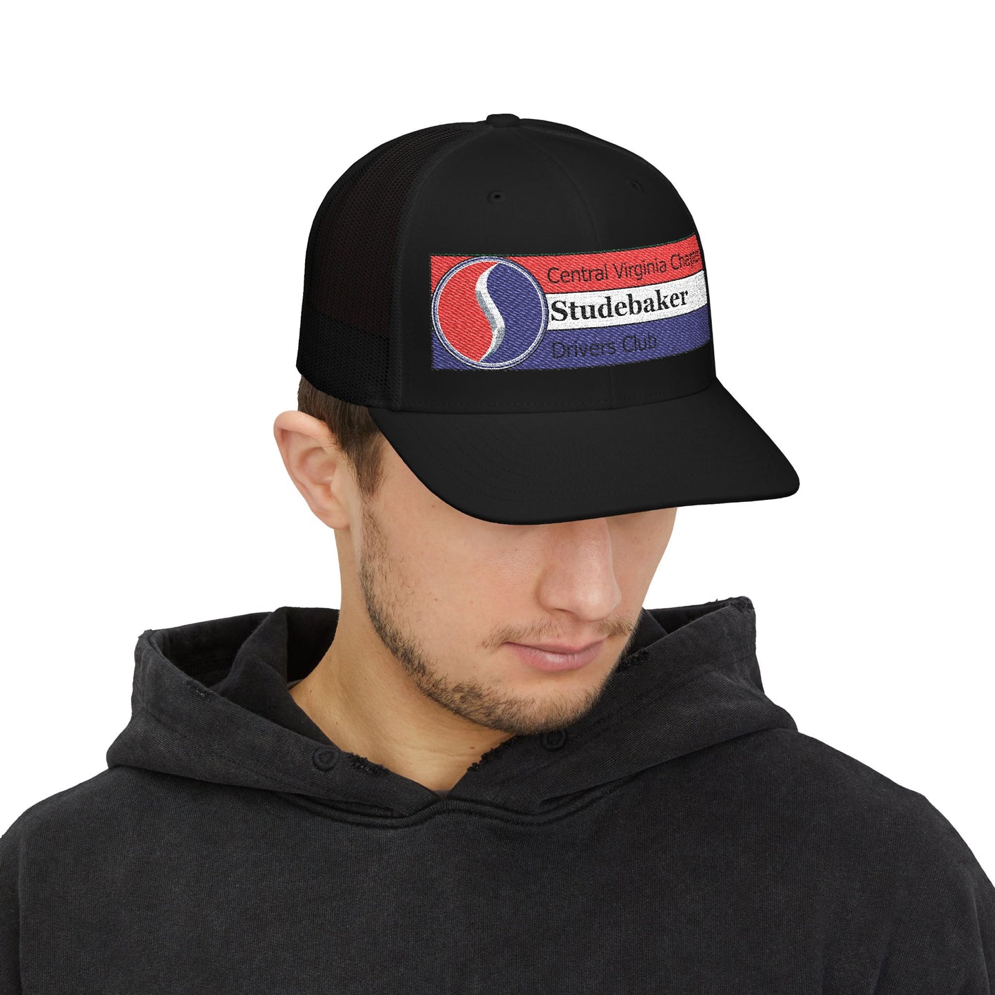 Central Virginia Chapter Studebaker Drivers Club Embroidered Snapback Trucker Cap - Richardson 112 Trucker Hat