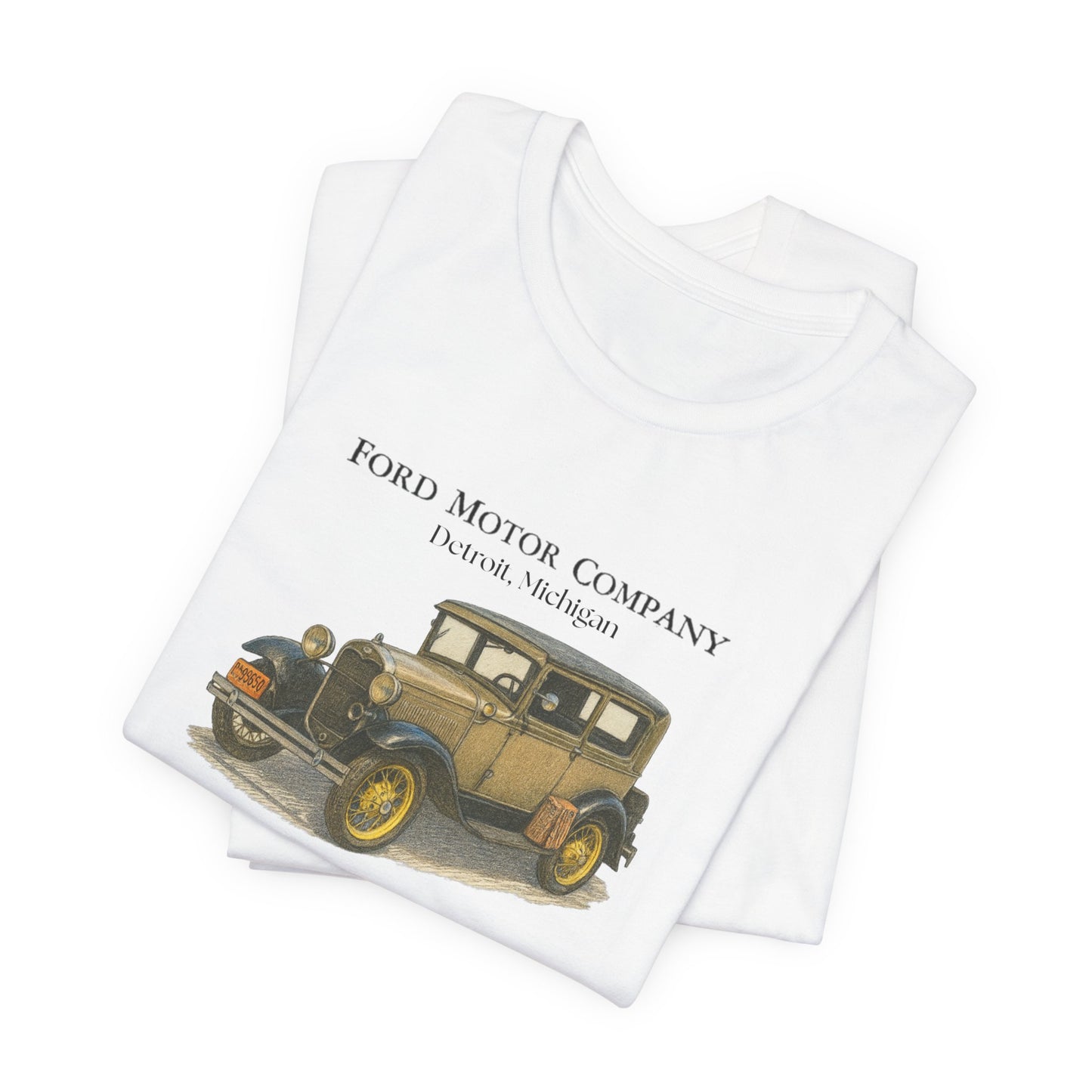 1931 Model A Ford Tudor Sedan T‑Shirt — Classic Ford Motor Company Car Tee